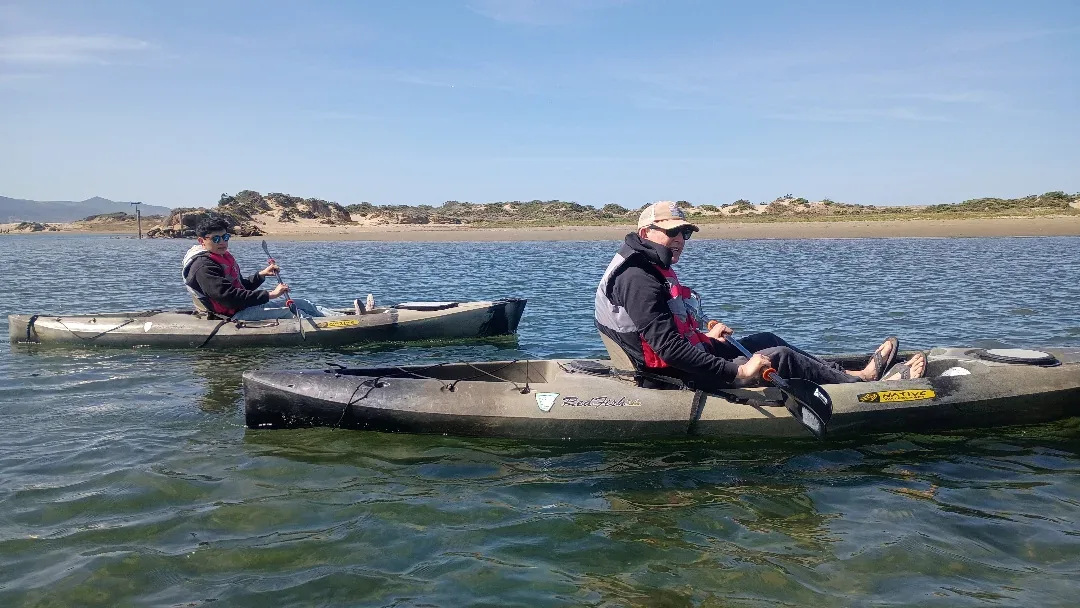 Paddling near the Morro Bay sandspit