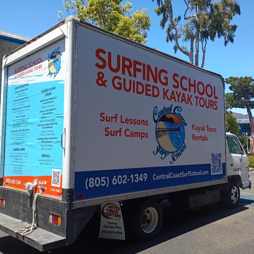 Central Coast Kayak Tours transporting kayaks to the launch point